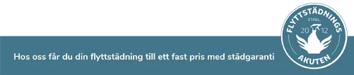 flyttstädningsakuten i växjö slogan